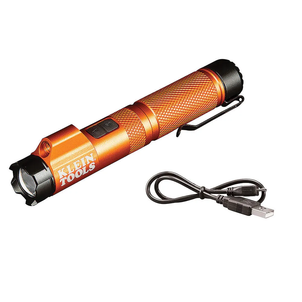 Klein 56040 Rechargeable Focus Flashlight with Laser