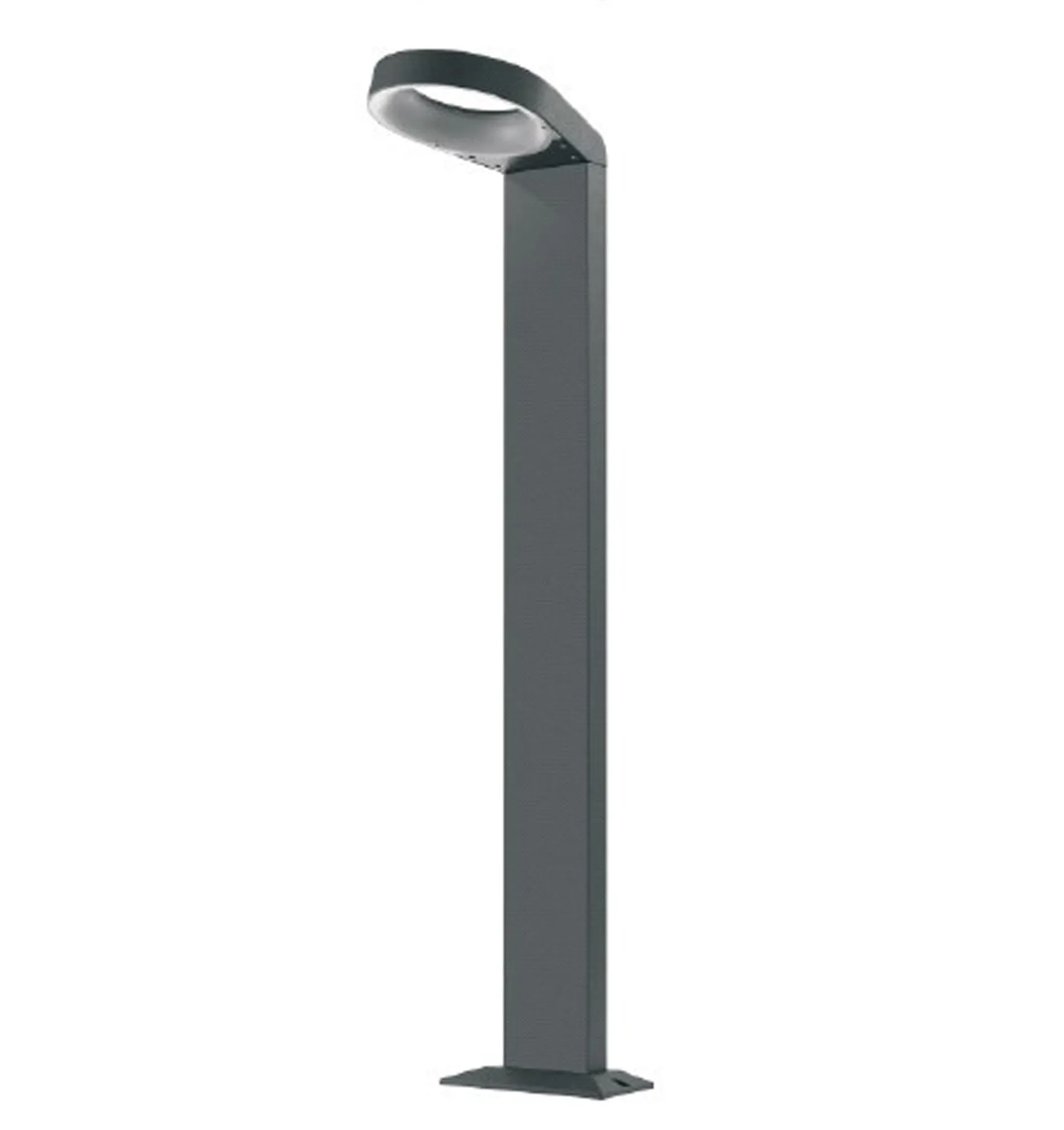 LED Surface Mounted Grey Bollard Lights IP54