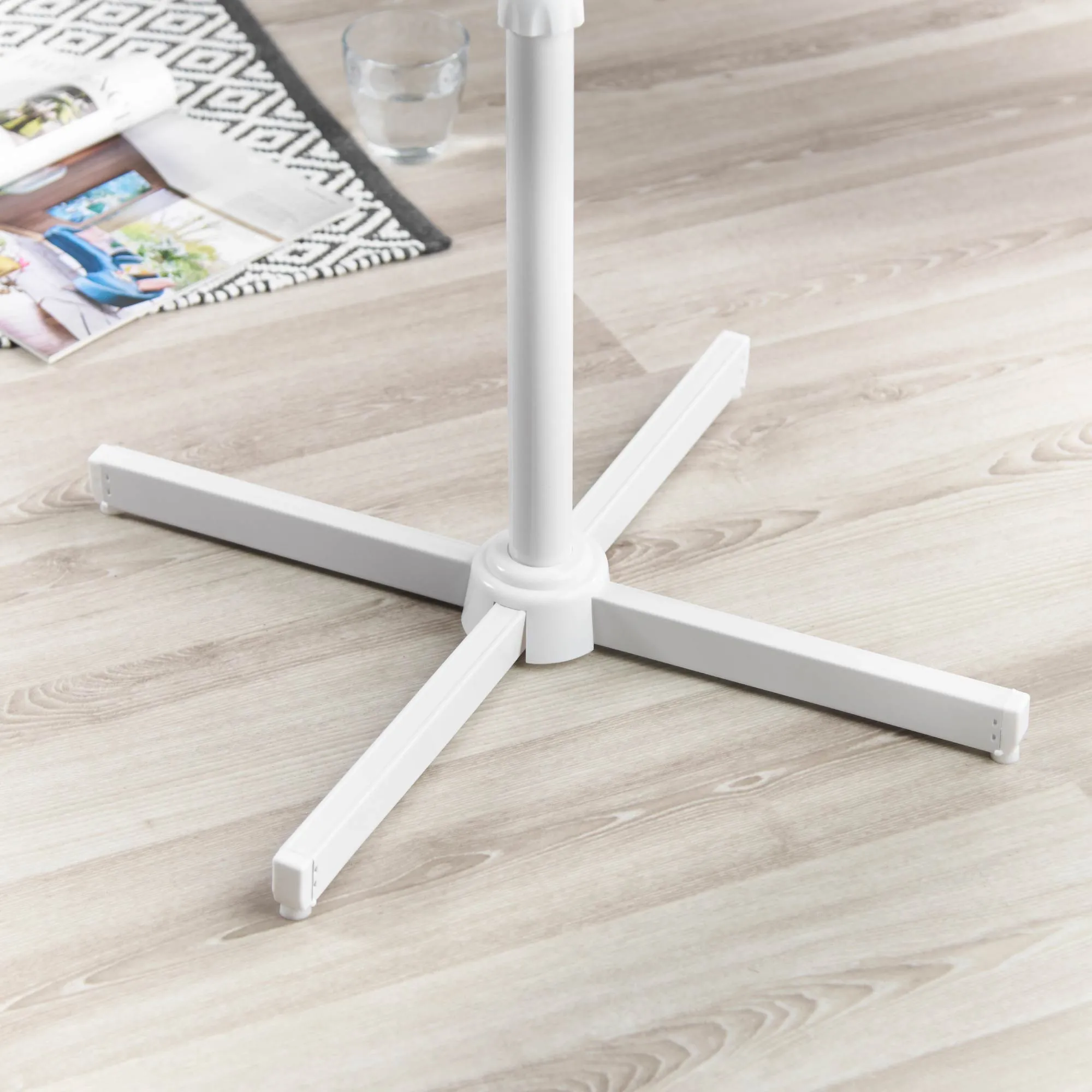 Lewis's 16 Inch  Standing Pedestal Fan  - White