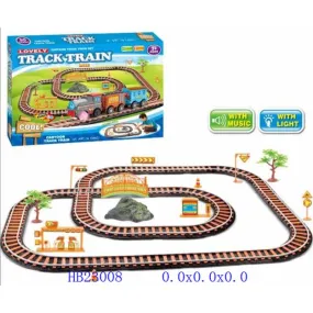 Lovely Train Track Set with Music and Lights