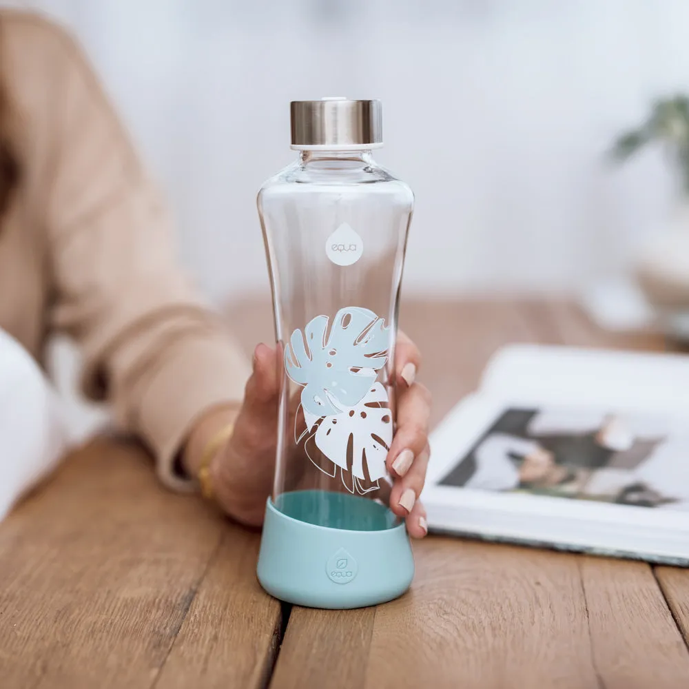 Monstera Glass Bottle