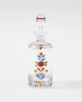 Murano Hand-Painted Oil Bottle Multicolor