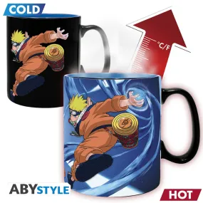 Naruto - Mug Heat Change - 460 ml - Naruto & Sasuke