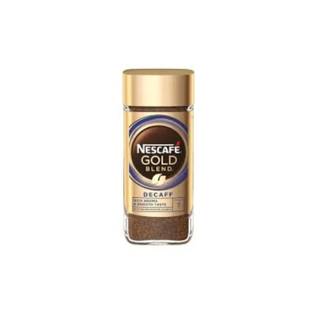 Nescafe Gold Blend Decaff, Smooth Taste Rich Aroma Coffee 100g