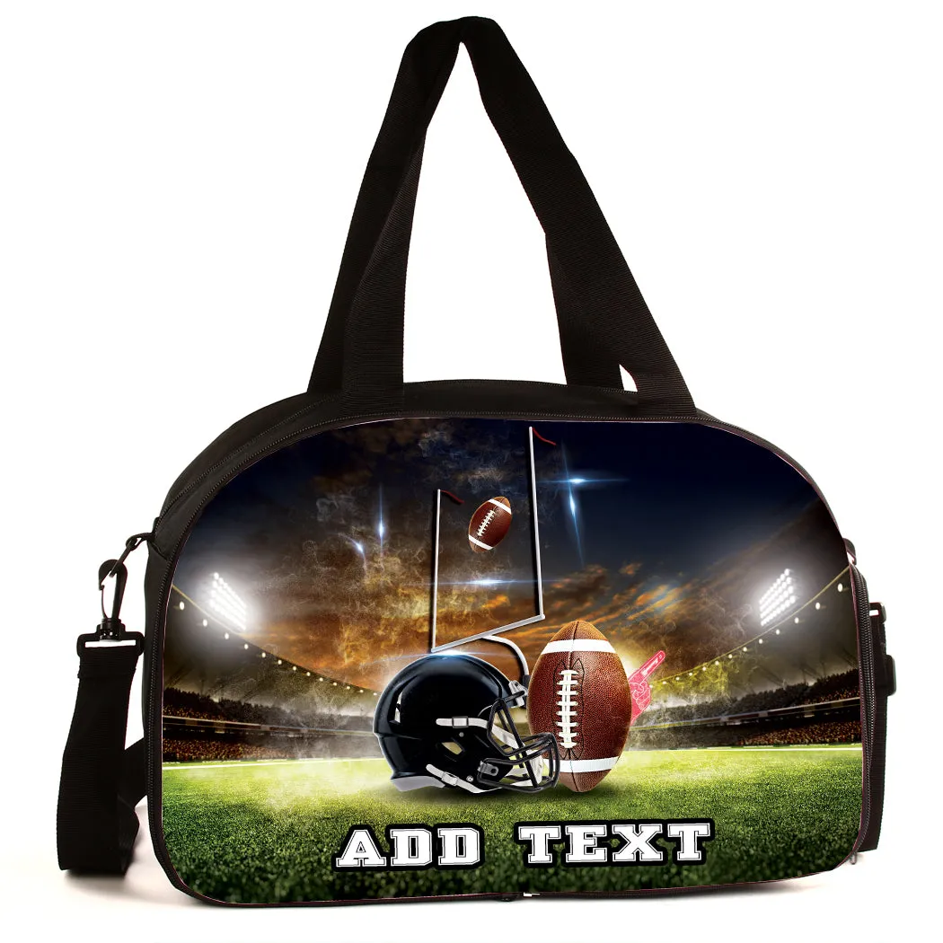 Personalized Backpacks, Lunch Bags, Duffel Bags, or Water Bottles with Full-Color - Football Field