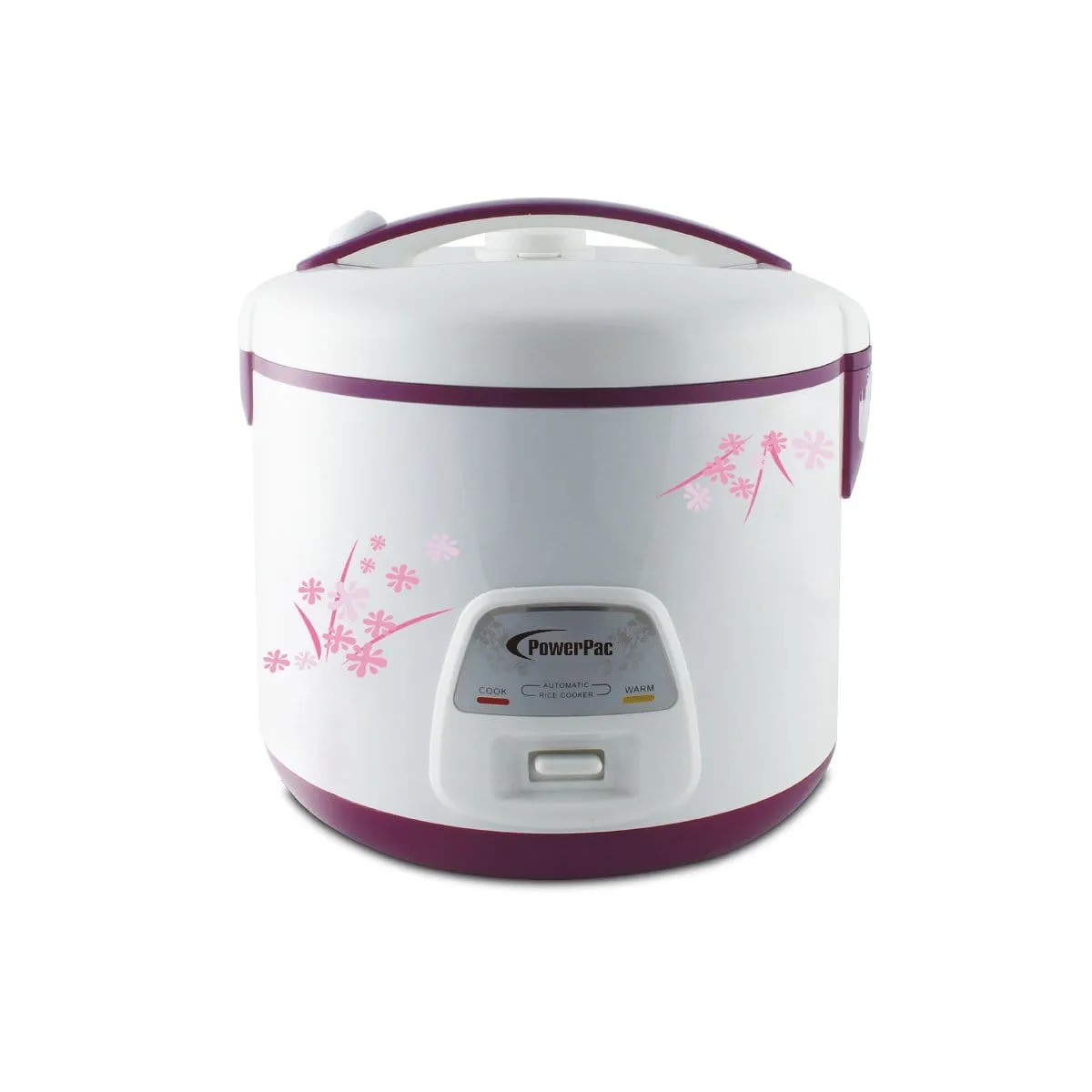 POWERPAC PPRC8118 DELUXE RICE COOKER W/STEAMER 1.8L