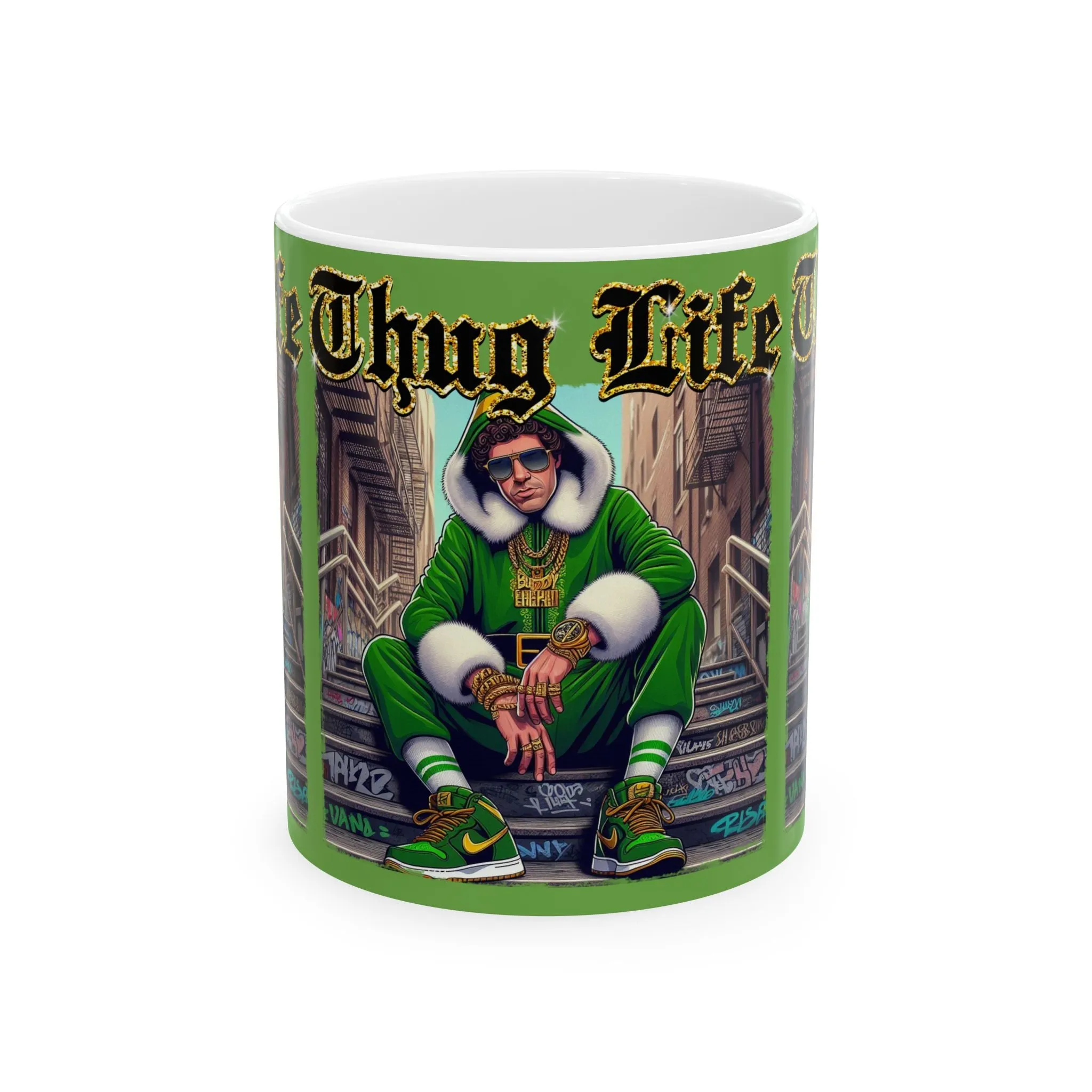 Princess Grace  Thug Life Ceramic Mug  11oz 15oz  Perfect for Urban Culture Enthusiasts