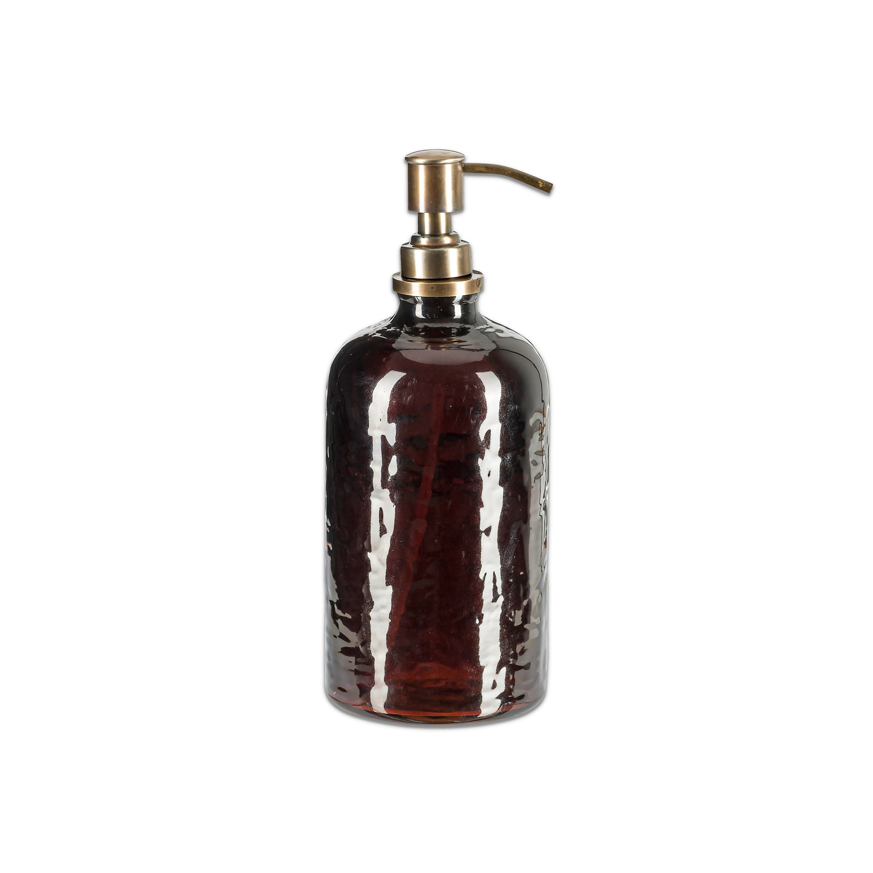 Recycled Glass Refill Bottle - Amber - 1 Litre