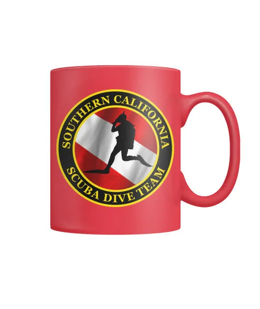 Red Dive Team Mug