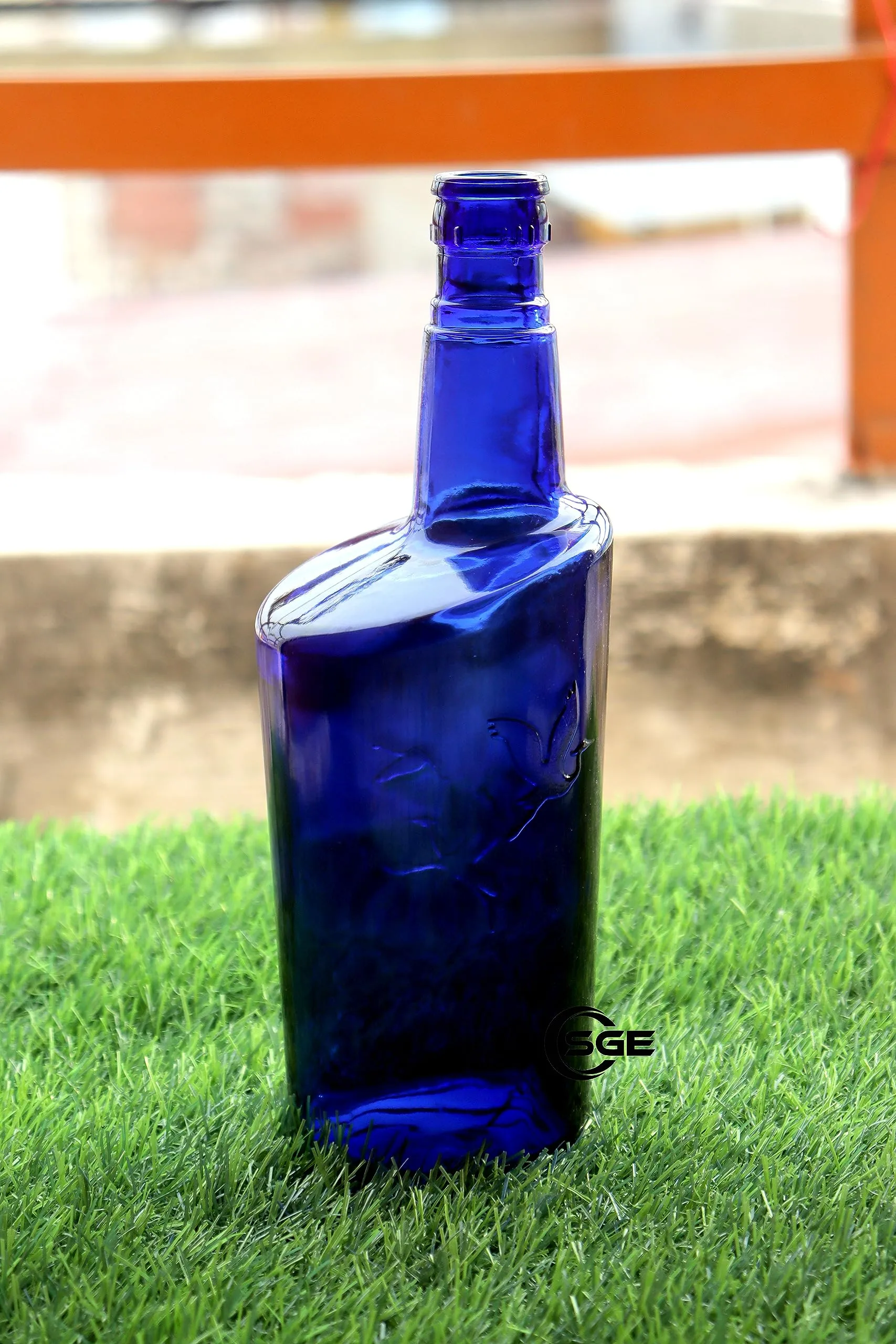 SHREE GANESH ENTERPRISES - Home Decorative Money Planter Bottle - Indoor Decoration Blue Glass Bottle – Indian Blue Glass Bottle – Blue Plant Bottle – Blue Planter Bottle Decor