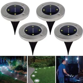 Solar Powered Led Disk Lights