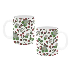 Strawberry Dreams White White Mug(11OZ)