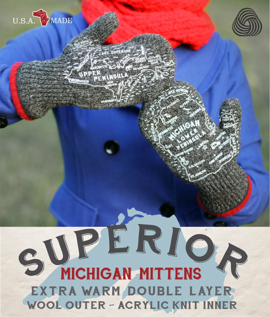 SUPERIOR MICHIGAN MITTENS