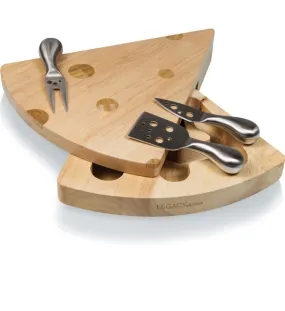 Swiss Cheese Cutting Board & Tools Set, (Parawood)