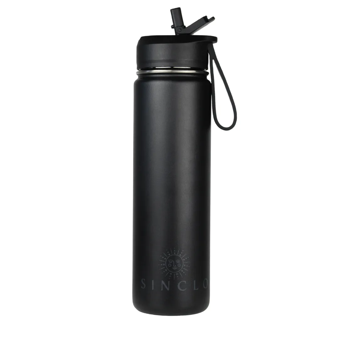 The Stevie 675ml Water Bottle (Black)