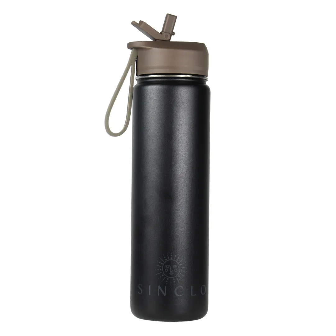 The Stevie 675ml Water Bottle (Black)