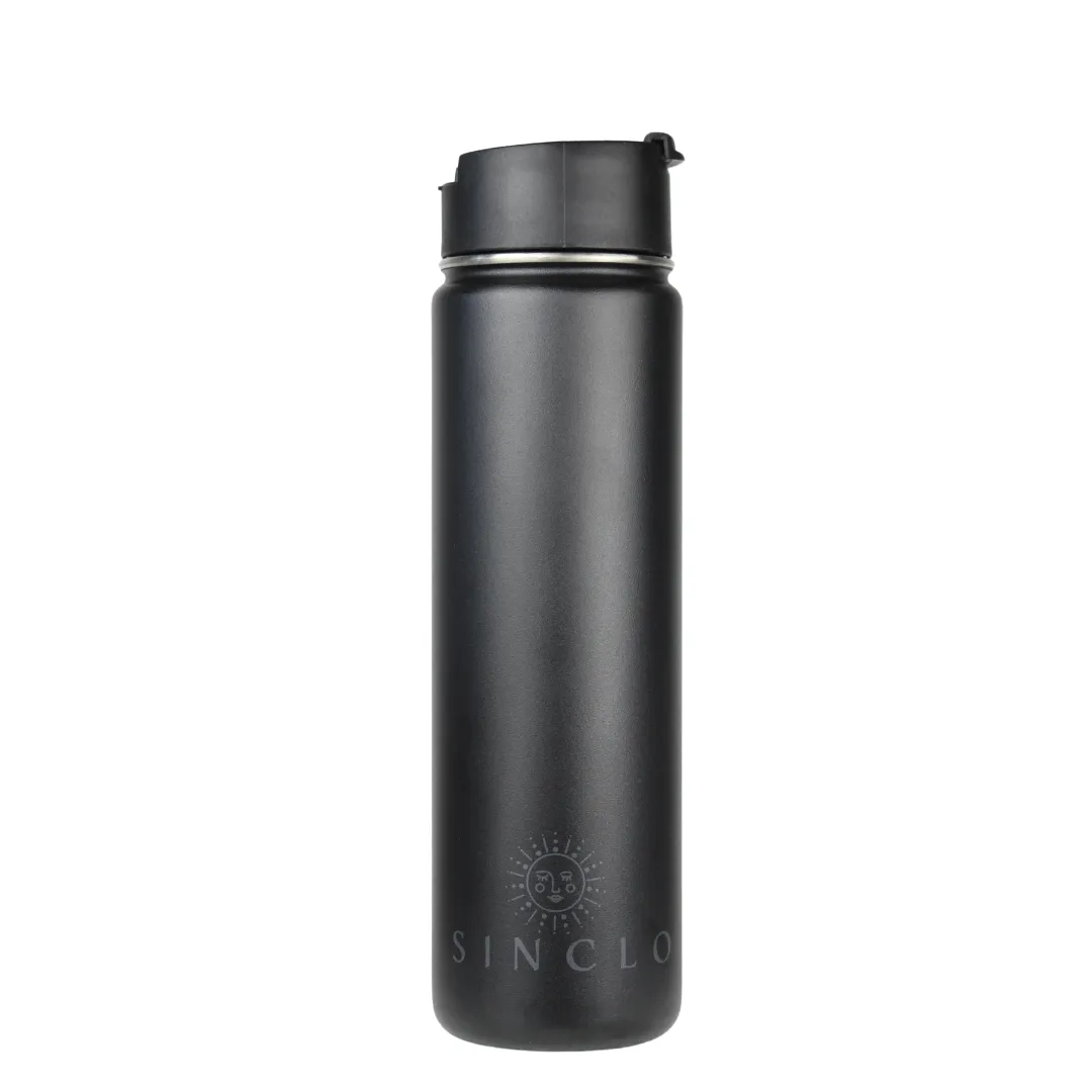 The Stevie 675ml Water Bottle (Black)