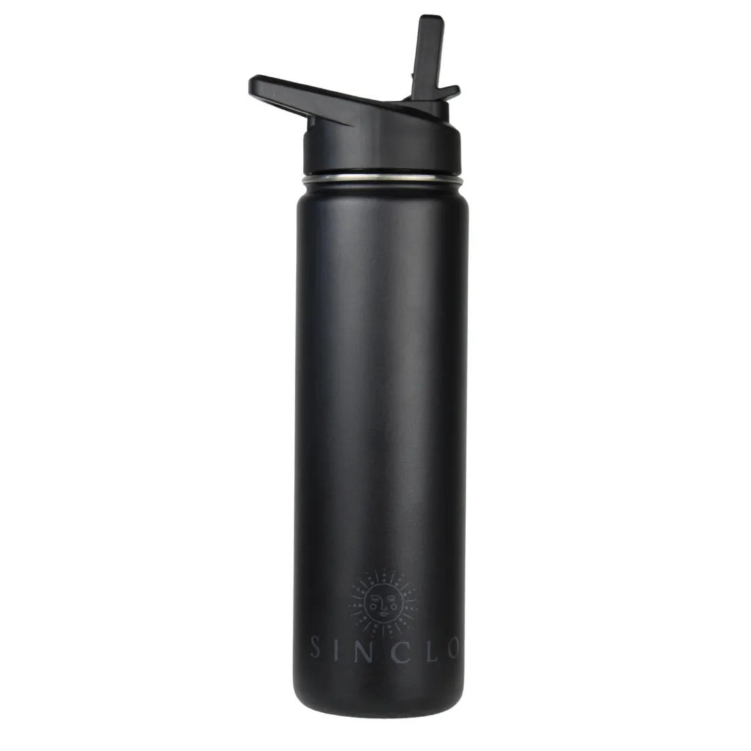 The Stevie 675ml Water Bottle (Black)