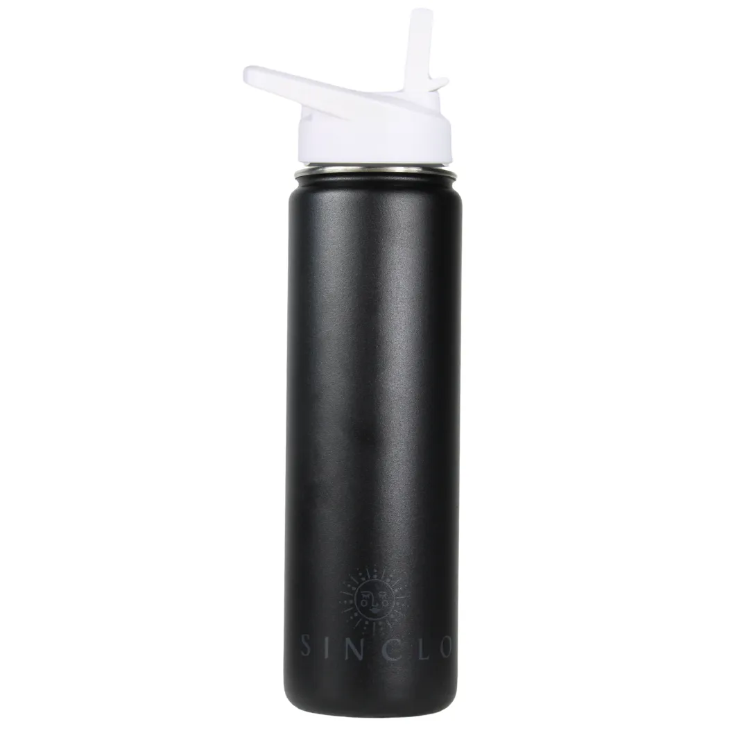 The Stevie 675ml Water Bottle (Black)