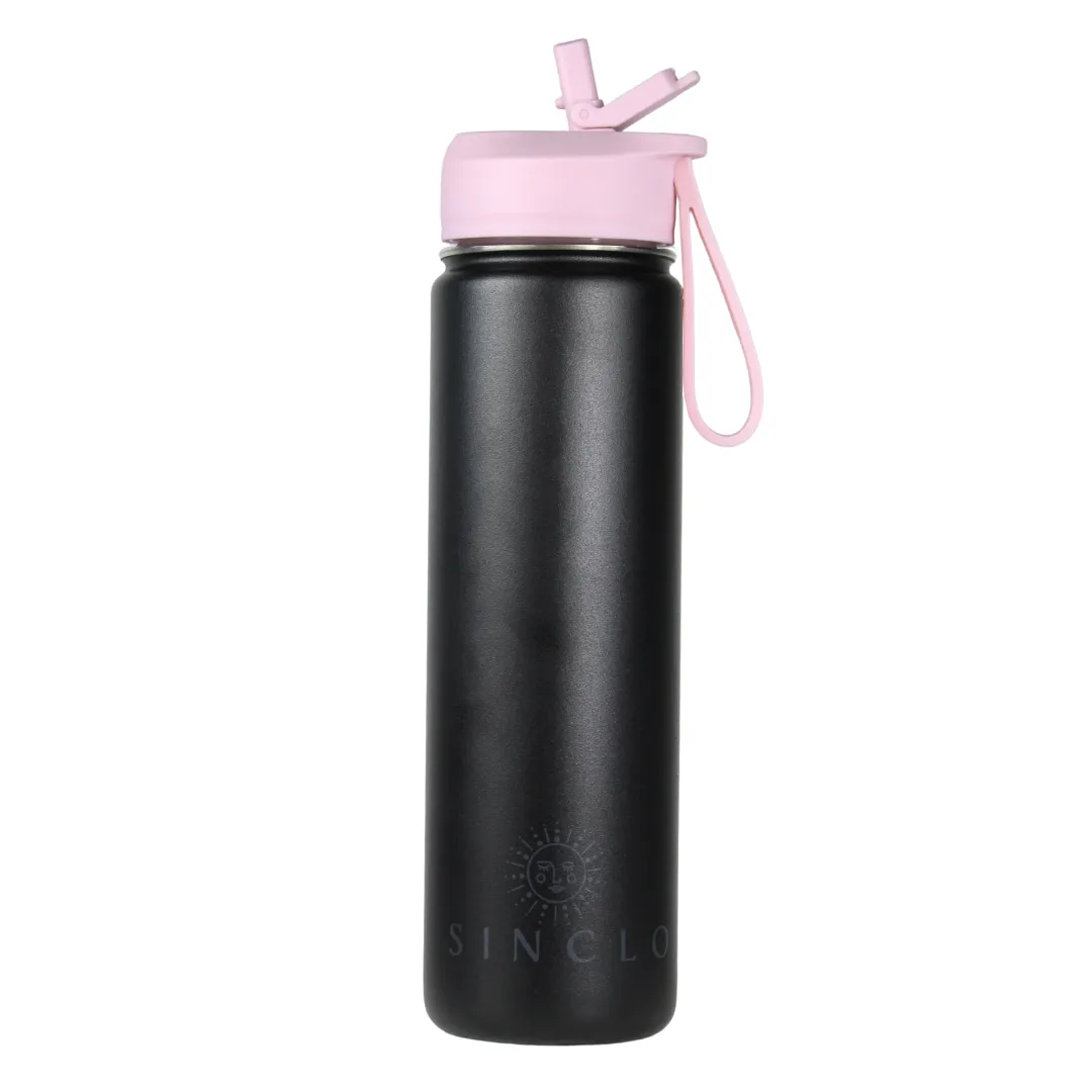 The Stevie 675ml Water Bottle (Black)