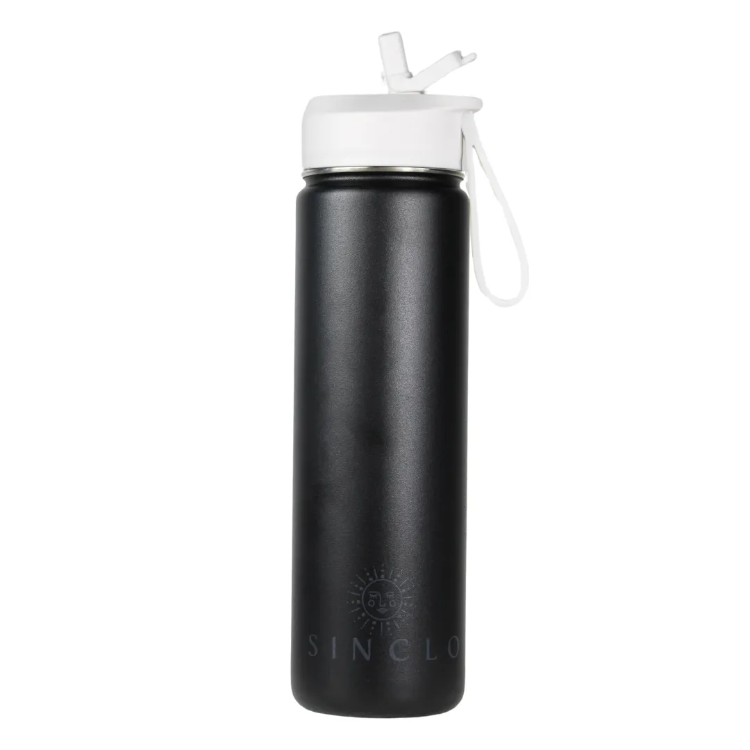 The Stevie 675ml Water Bottle (Black)