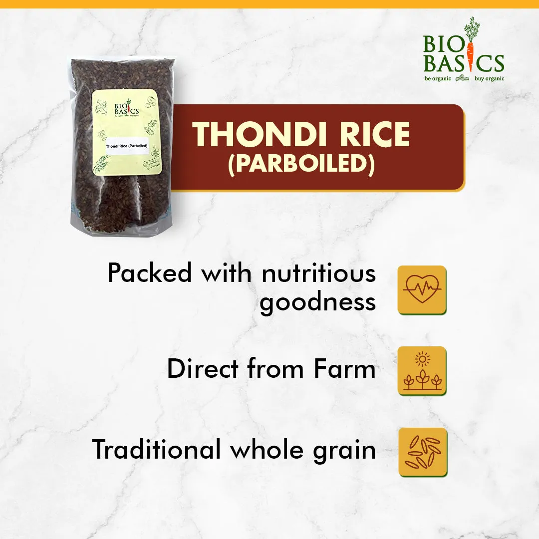 Thondi Matta Rice (Kerala Red Rice) (Parboiled)