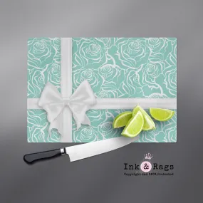 Tiffany Rose Bow Cutting Boards