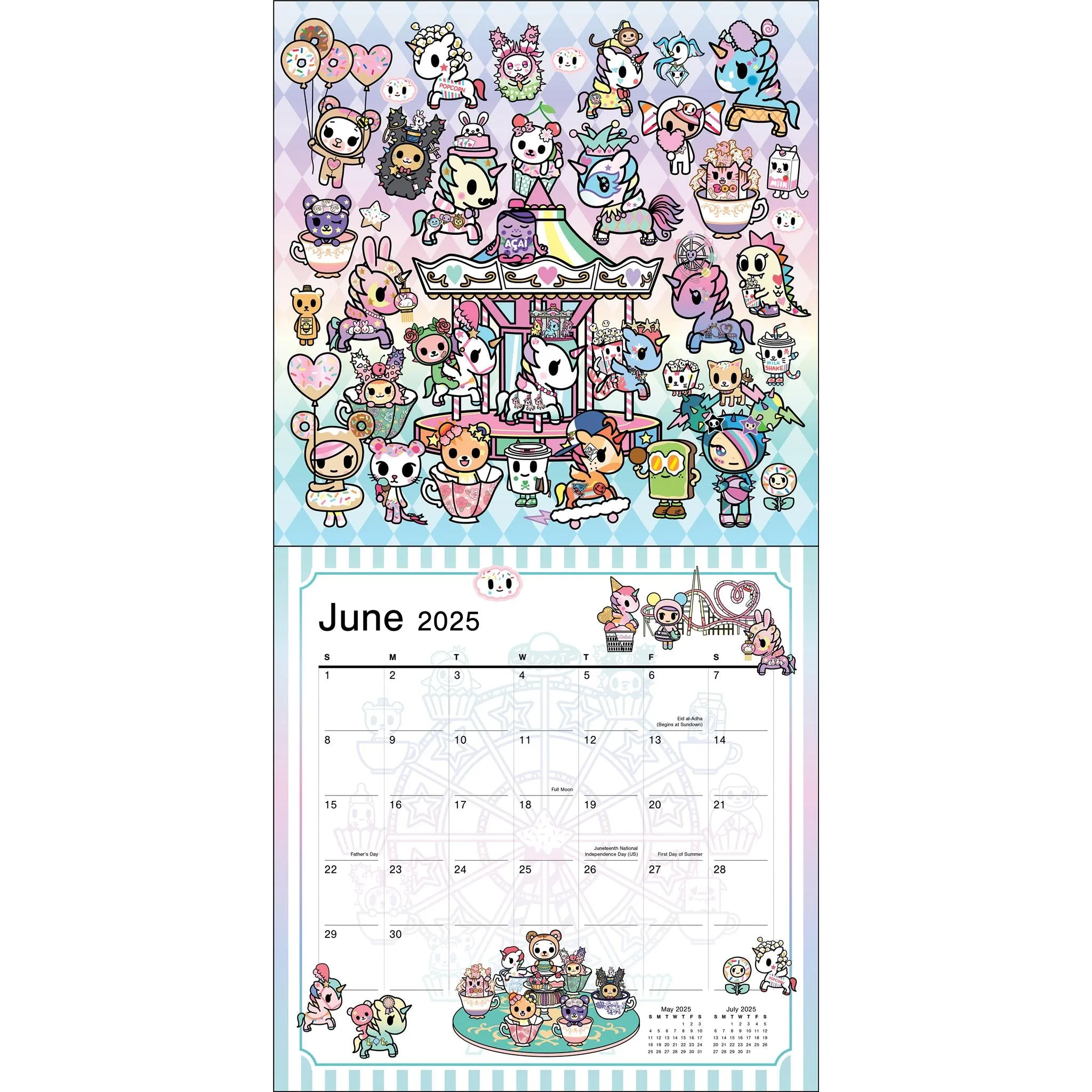 Tokidoki Wall 2025 Calendar