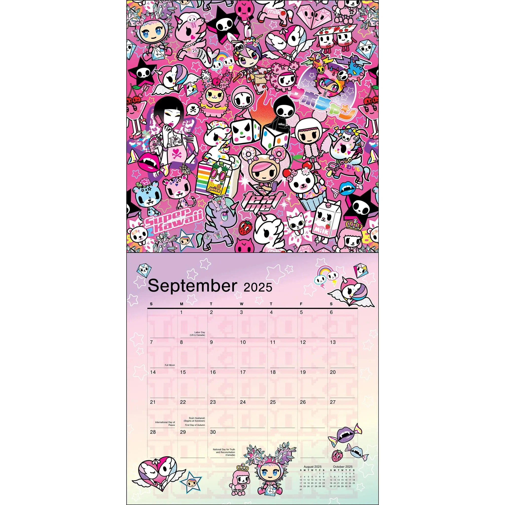 Tokidoki Wall 2025 Calendar