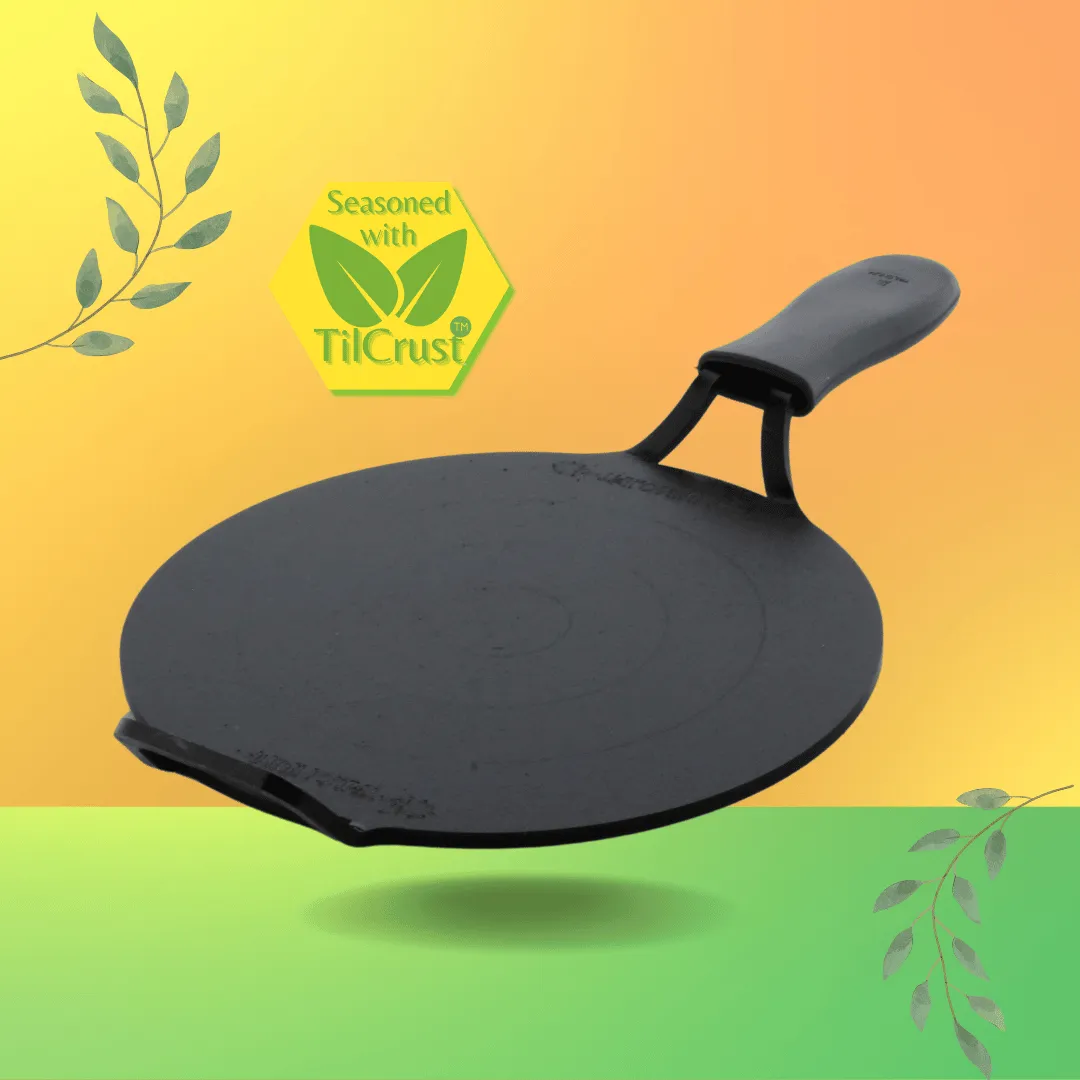 Trilonium Triple Seasoned Iron Dhruva Tawa 26cms, 2.5 kgs