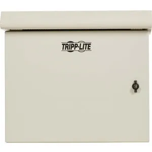 Tripp Lite by Eaton SmartRack Industrial Enclosure - NEMA 3R, Wall Mount, Metal, Locking, Hinged Back, Fan With Thermal Switch, 32 in. Depth, 9U, Gray