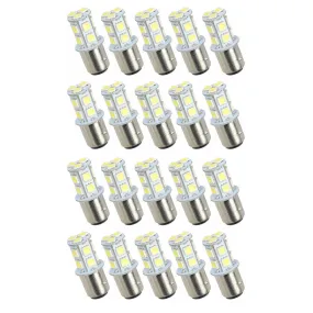 US 20-40Pc Car Truck Tail Brake Stop Light Bulb 12V 6500K LED 1157 Bay15d 13-SMD