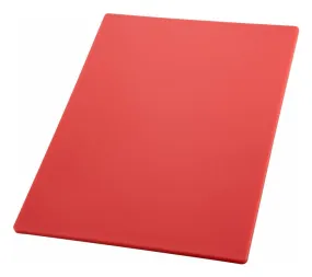 Winco CBRD-1520 15 by 20 Red Polypropylene Plastic Cutting Board for Safe Food Preparation | Denson CFE