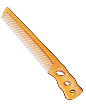 YS Park 235 Short Hair Design Comb [Handle] - Camel